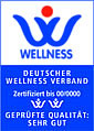Deutscher Wellness Verband: gepr&uuml;fte Qualit&auml;t SEHR GUT