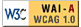 Barrierefrei nach W3C Web Content Accessibility Guidelines 1.0, Level A